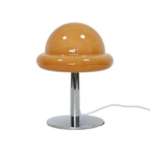 #Dark Khaki color lollipop glass desk lamp with Nordic style design,suitable for hotels and homestays with a sense of atmosphere