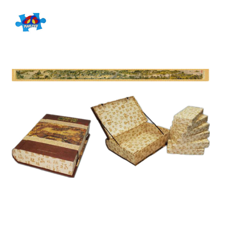 Wholesale Custom Paper Sublimation Blank Printable Jigsaw Puzzle with Box