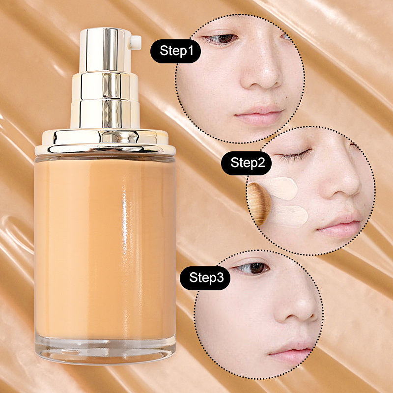 100 Colors Full Coverage Waterproof Vegan Hyaluronic Acid Makeup bb Cream Foundation Manufacturers