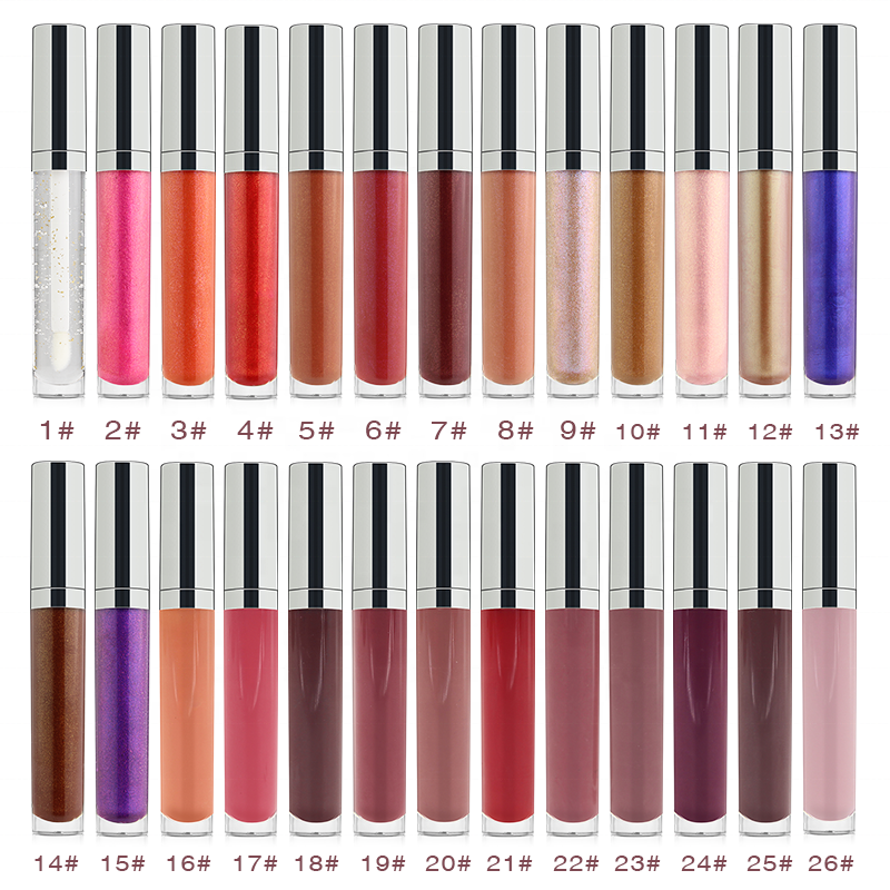 Your Logo Oem Lipstick Custom Private Label 32 Color Oily Lip Glaze Easy Remover Lip Gloss