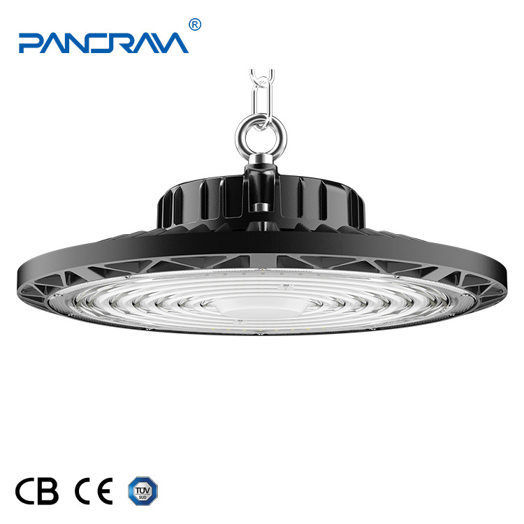 High Lumen Outdoor Indoor IP65 Waterproof Warehouse Round UFO Lights Aluminum 100 150 200 Watt Led High Bay Light