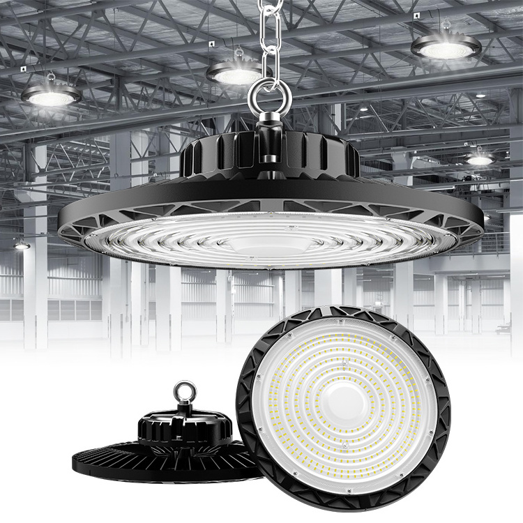 Super Bright Aluminum IP65 Waterproof commercial garage Higbay Lights 100 150 200 Watt LED High Bay Light