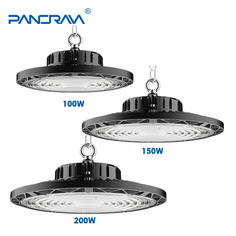 High Brightness Waterproof Commercial Garage Light IP65 Supermarket 100watt 150watt 200watt Led High Bay Lights