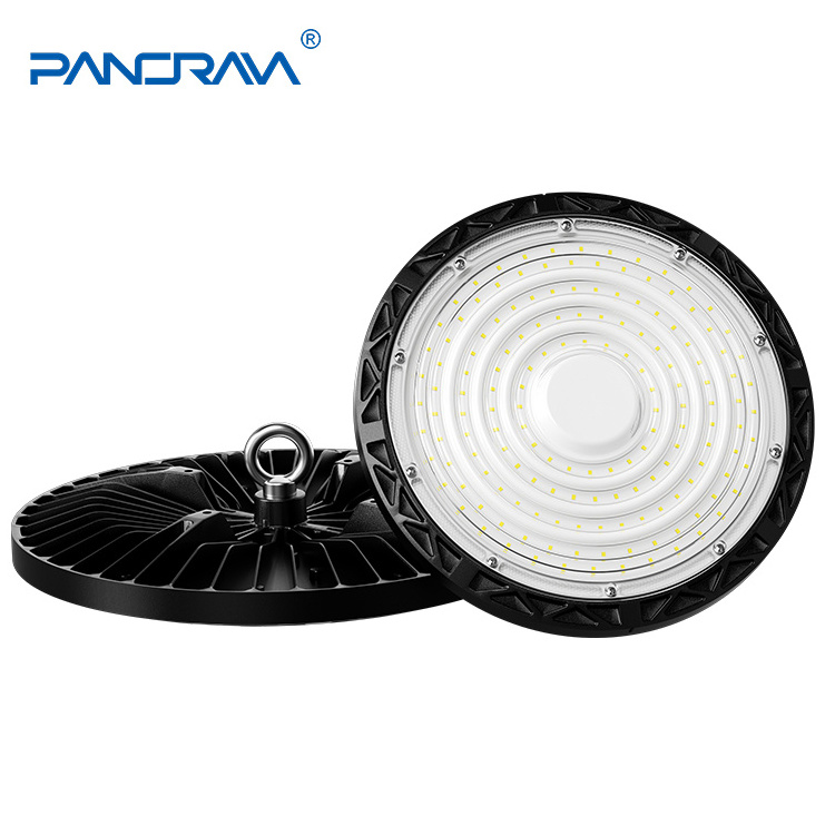 Drop Shipping 100W 150W 200W Bulkhead Industrial LED Hightbay Light Commercial Warehouse UFO High Bay Light