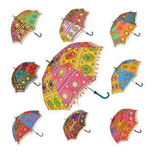 Wholesale Lot Traditional Indian Designer Vintage Umbrellas,Handmade Colorful Decorative Parasol