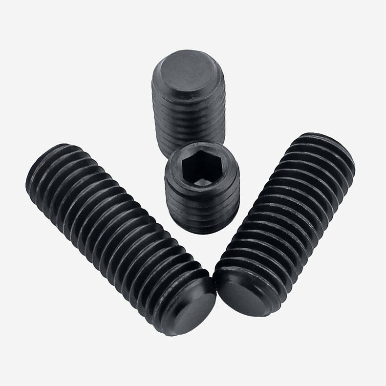 High Quality Items Under 1 Dollar Wholesale Hardare 12.9 Grade Carbon Steel Flat Point Hexagon Socket Set Screws