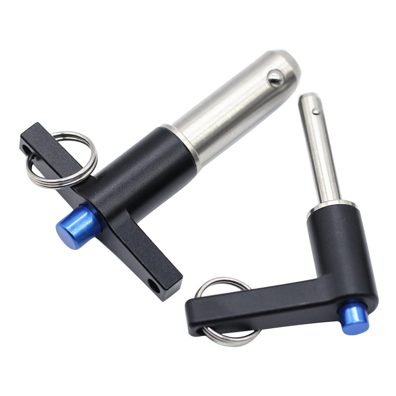 Stainless Steel T Push Button Handle Spring Loaded Locking Security Pin ...