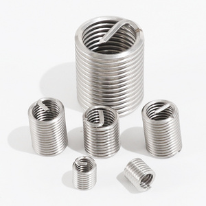 Customized Size Wire Thread Inserts Steel Sheath Helicoils Type Screw Protection Sleeve