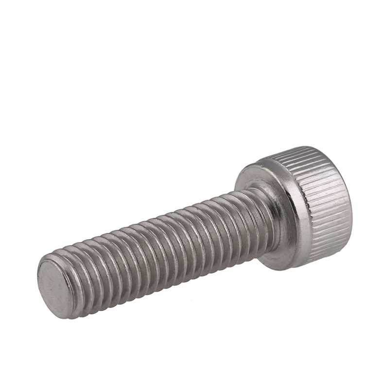 DIN912 Stainless Steel A2-70 M2-M20 Knurled Hex Allen Socket Cap Head Machine Screw Bolt And Nut