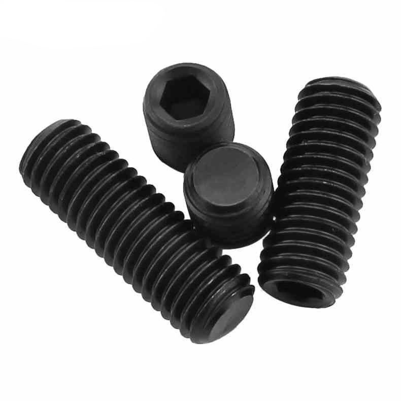 High Quality Items Under 1 Dollar Wholesale Hardare 12.9 Grade Carbon Steel Flat Point Hexagon Socket Set Screws