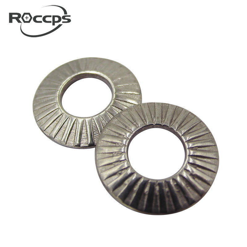 Stainless steel serrated lock washer