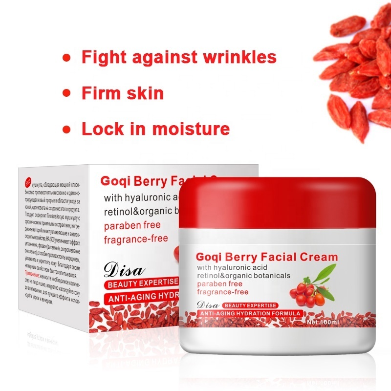 OEM Private Label Best Whitening Cream Goji Berry Facial Cream Anti Wrinkle Anti Aging Day and Night Cream