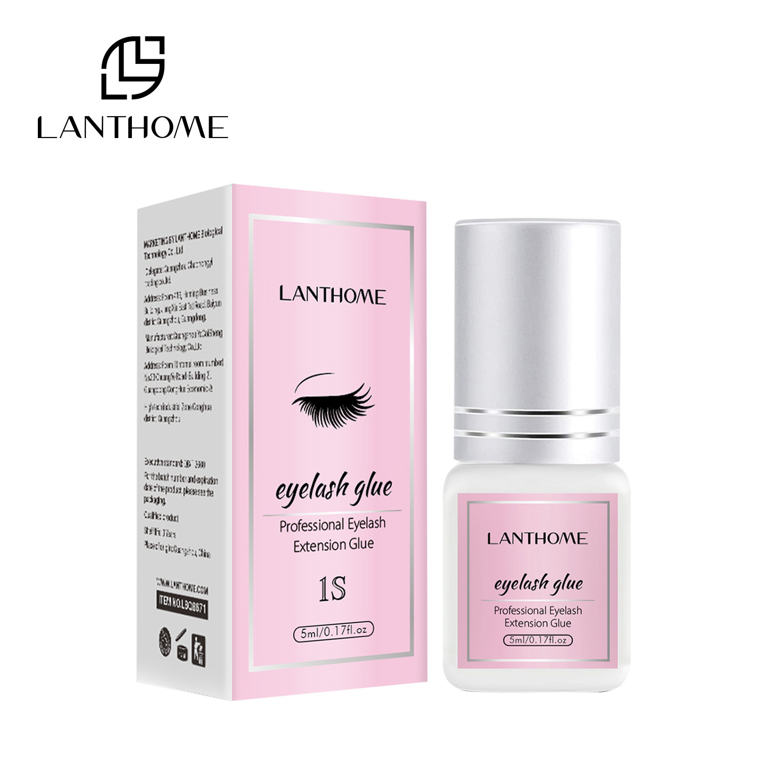 Lash Glue Long Lasting Low Humidity Oil Resistant Crynolyte Fee Strong Pink Eyelash Extension Glue