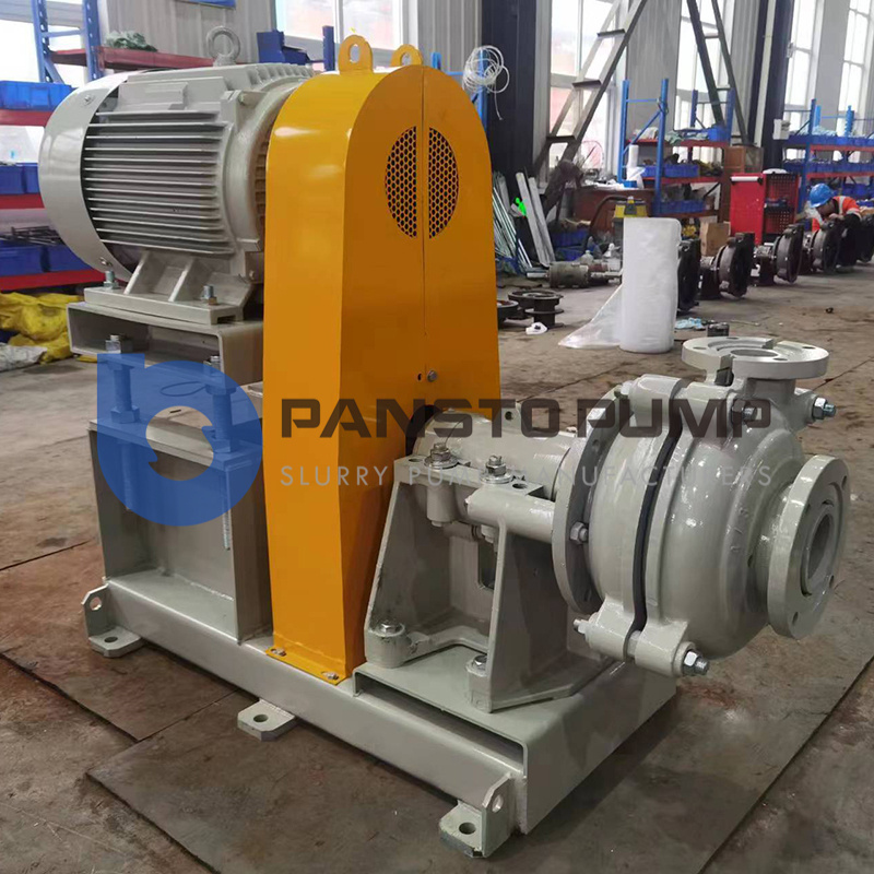 pz8 solid sewage 8x6x13 slurry pump  lined material ceramic centrifugal slurry pump slurry suction pump