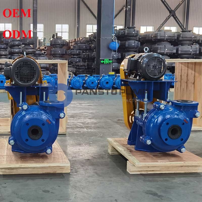 pz8 solid sewage 8x6x13 slurry pump  lined material ceramic centrifugal slurry pump slurry suction pump