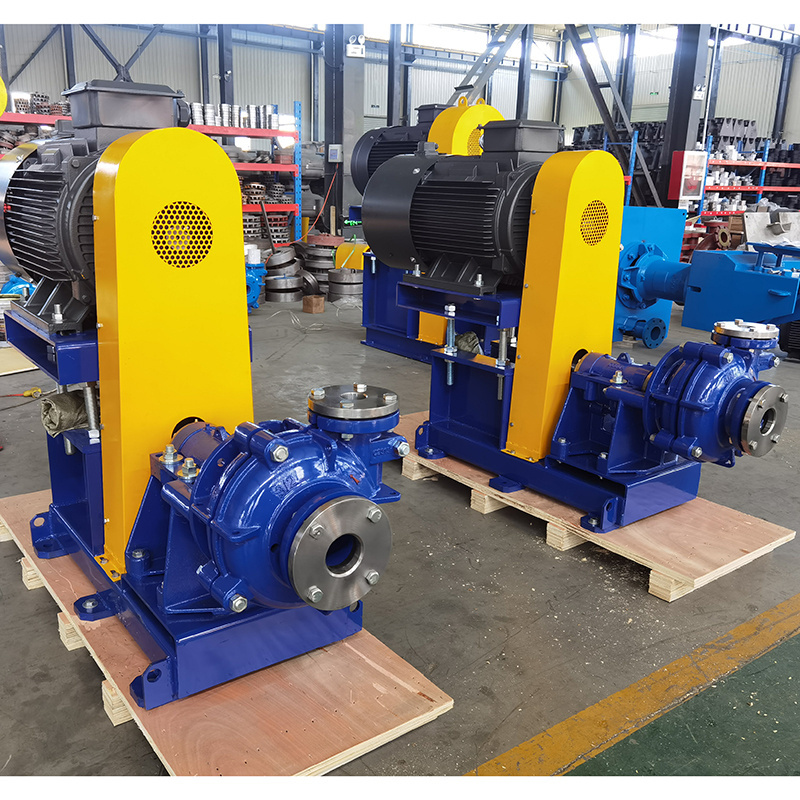 pz8 solid sewage 8x6x13 slurry pump  lined material ceramic centrifugal slurry pump slurry suction pump