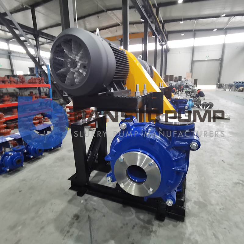 pz8 solid sewage 8x6x13 slurry pump  lined material ceramic centrifugal slurry pump slurry suction pump