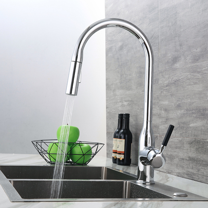 gun grey kitchen faucet in stock chrome kitchen faucet with pull down sprayer factory wholesale kitchen faucet black