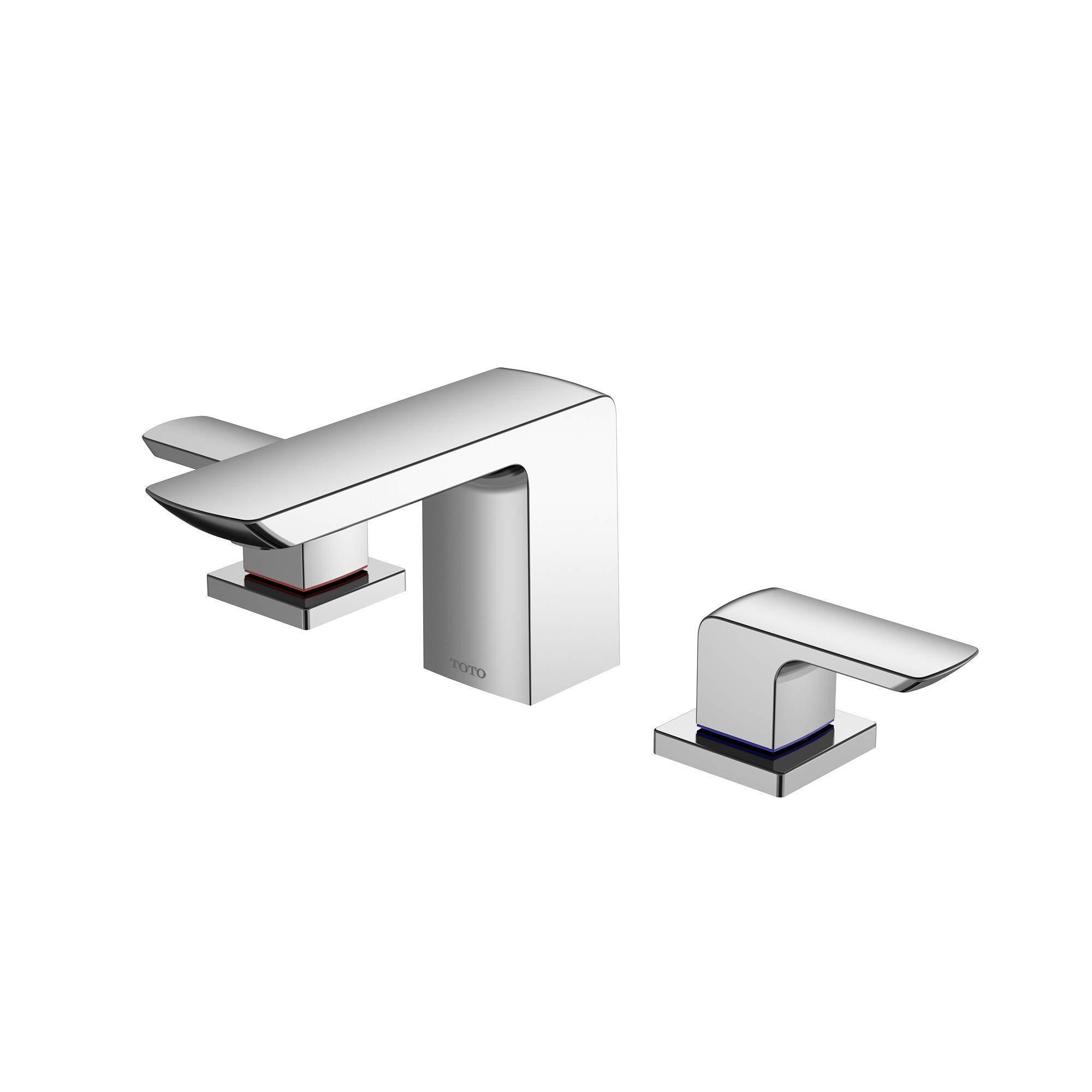 TOTO TLG02201U#CP Gr 1.2 GPM Two Handle Widespread Bathroom Sink Faucet, Polished Chrome