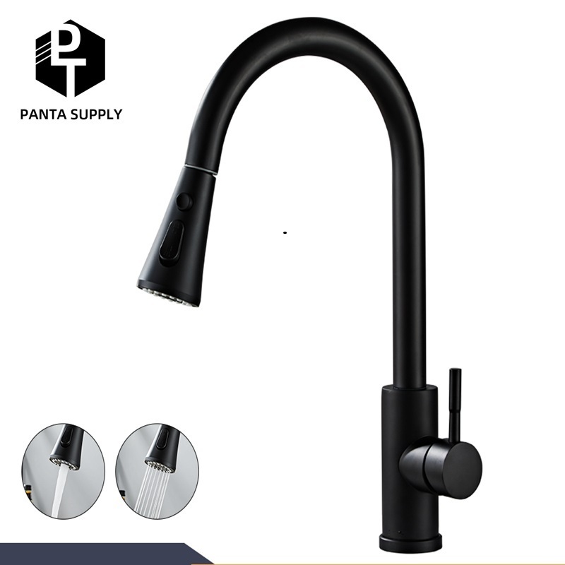 304 Stainless Steel pull out kitchen faucet