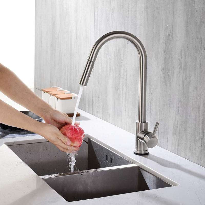 kitchen sink faucets grifos de cocina torneira cozinha 304 pull down  kitchen faucet