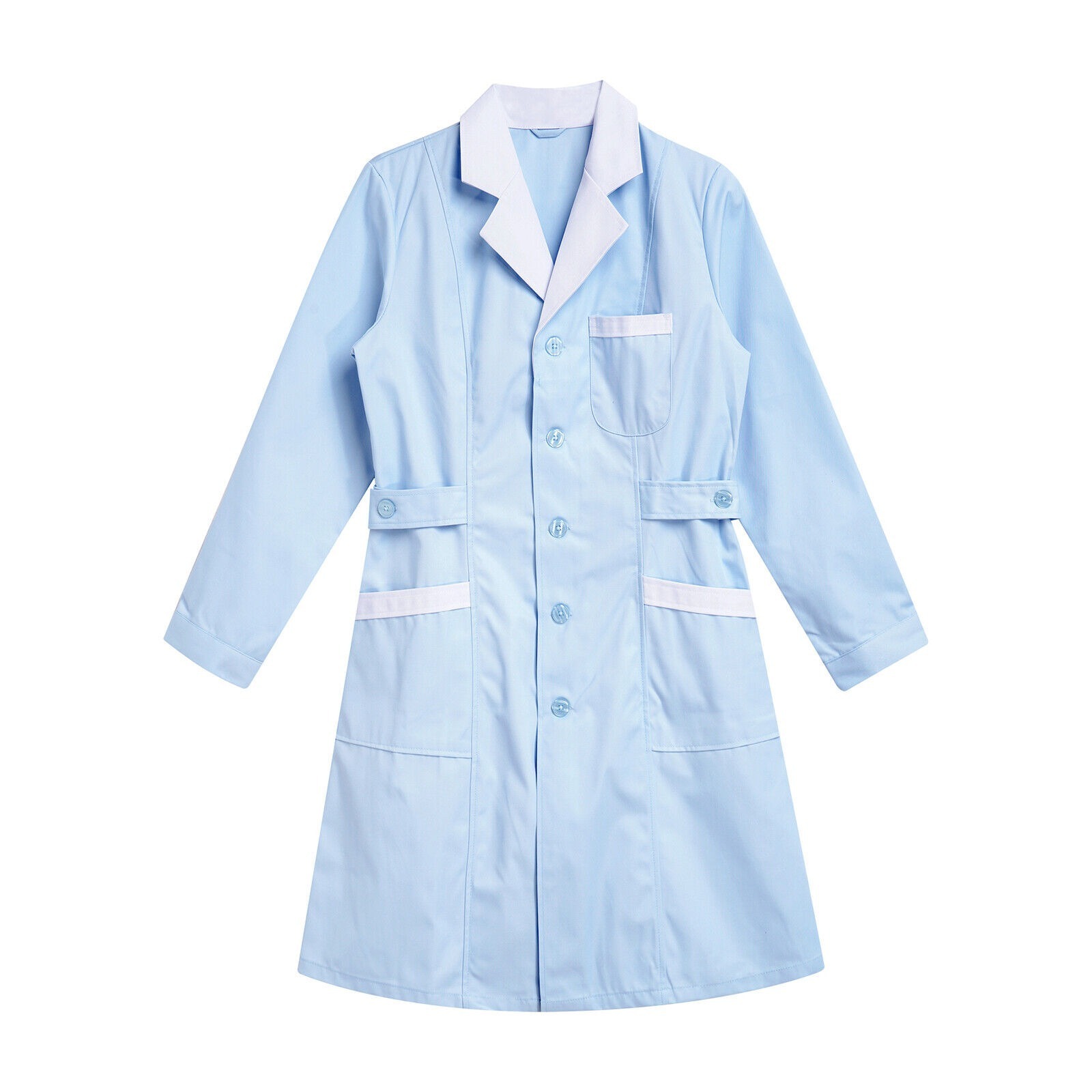 New Arrival High Quality Dust-proof Anti-wrinkle Fit Hospital Uniforms White Lab Coat for women Medical Gown