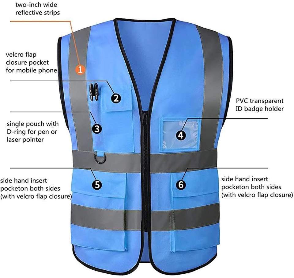 Emergency Outdoor Hi-Vis Vest Hot New Latest Design Hi Vis Work wear Safety Vest Attractive Hi Vis Safety Work Vest