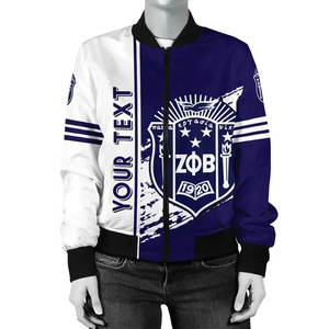 Button Baseball Customizable Greek Varsity Stylish Wholesale Custom Varsity Jacket Women Baseball Jacket Zeta phi beta jacket