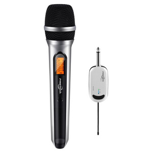 Panvotech Mini Handheld Karaoke Stage Performance UHF Wireless Microphone for DJ Teachers Church