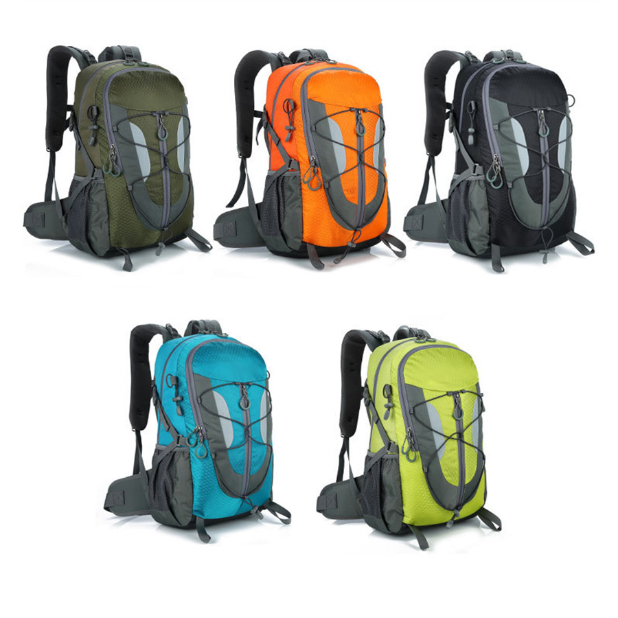 High Quality outdoor mountain backpack  Custom Water Resistant Unisex Camping Hiking Backpack