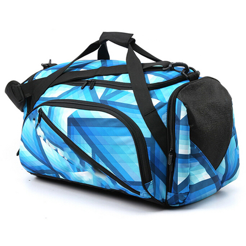 Custom duffle bags Luxury Waterproof sublimation printing Outdoor overnight sport Yoga gym duffle bag