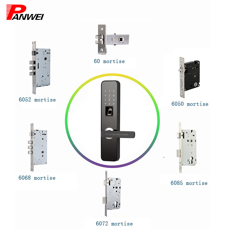 Top technology smart door lock multipoint fingerprint app lock electronic keypad lock with durable quality