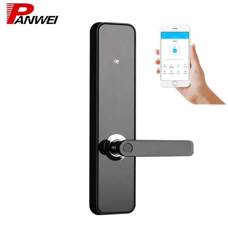 Security fingerprint lock combination lock pick set unlock ble tuya app lock passcode card access