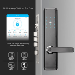 Keyless automatic door lock fingerprint biometric lock 6068 mortise WiFi APP access