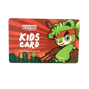 Custom 13.56MHz mfare classic 1K RFID access control cards rfid plastic vip card printing kids PVC gift cards with FM11RF08