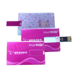 Hot selling 2.0 usb card credit card flash drive standard size 4G 8G 16G 32G 64G usb flash drive card for phone computer