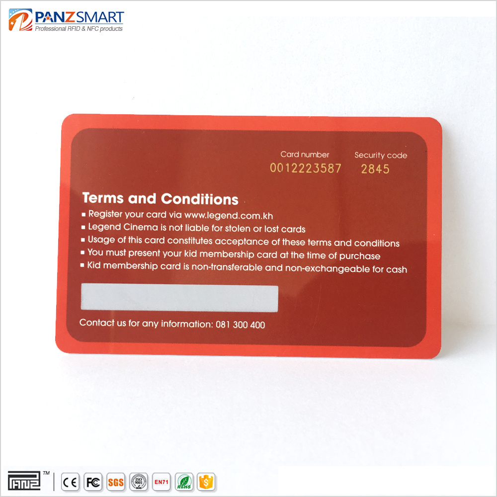 Custom 13.56MHz mfare classic 1K RFID access control cards rfid plastic vip card printing kids PVC gift cards with FM11RF08