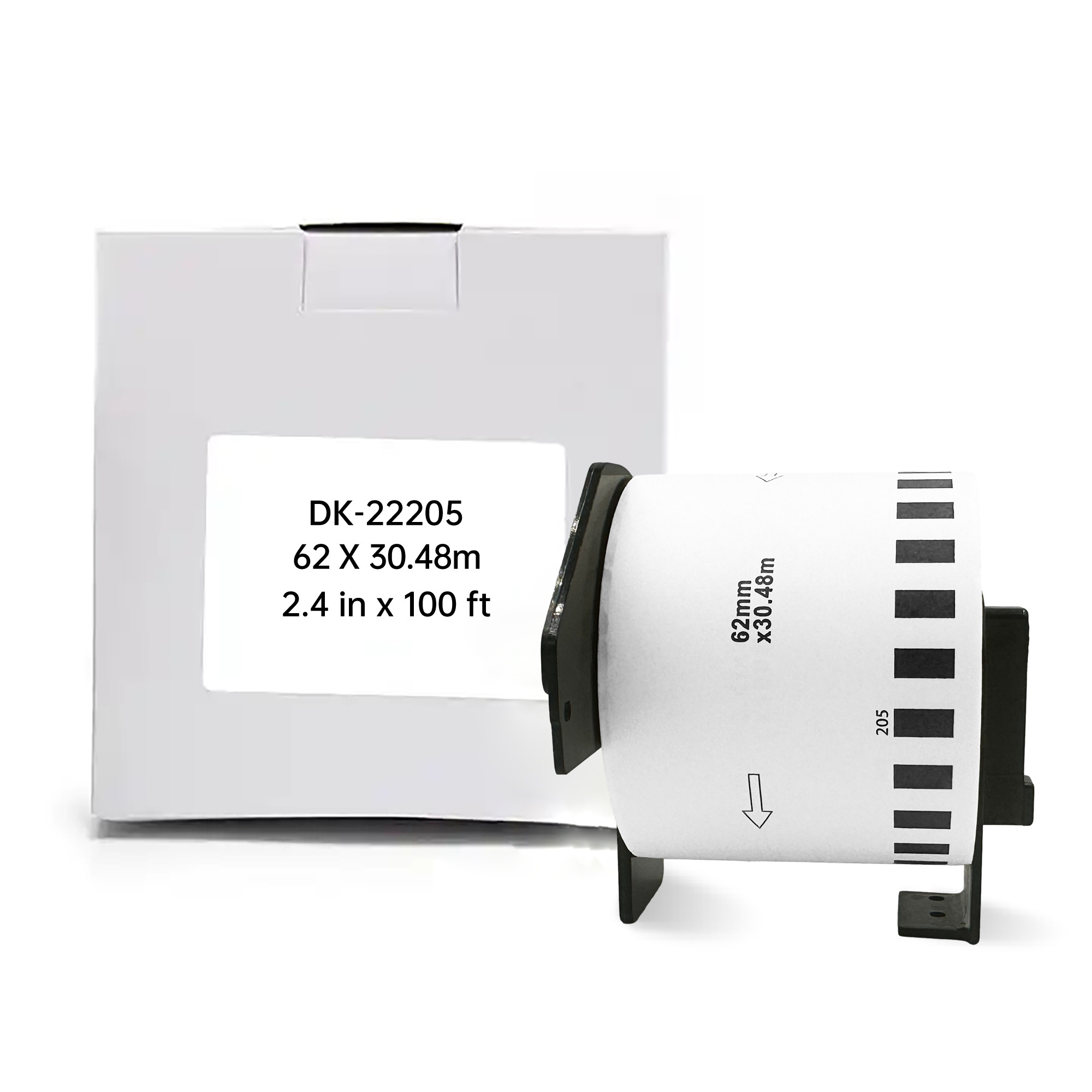 Brother DK22205 DK-22205 DK 22205 with cartridge Thermal paper 62mm*30.48mm