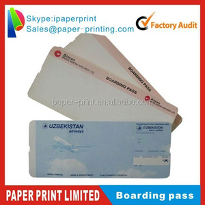 thermal paper Boarding pass airline ticket paper