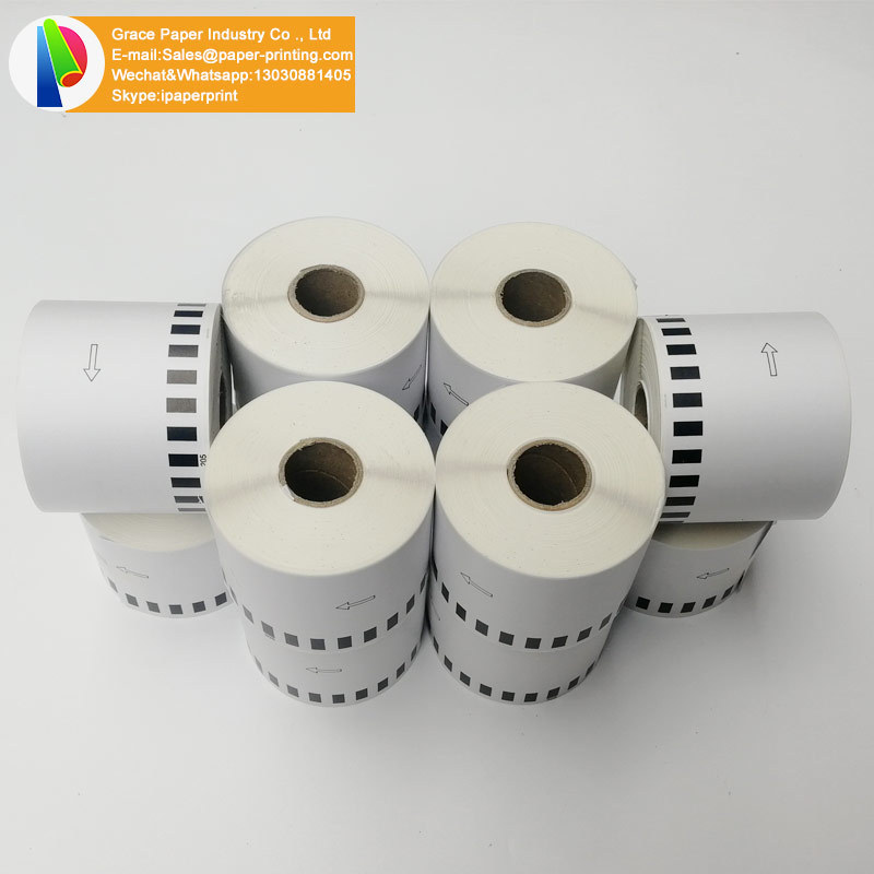 30 Rolls  Compatible Labels DK-22205 with 8 reusable cartridge 62x30.48m Continuous Paper