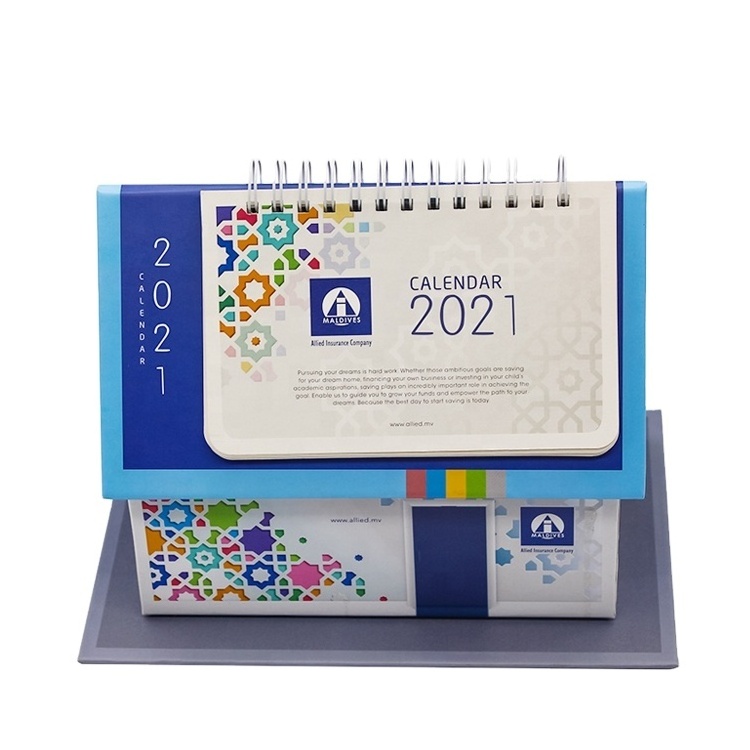 Custom Paper Storage Box Packaging Moneybox House Shape Desk Printing Calendar For Adults Kids