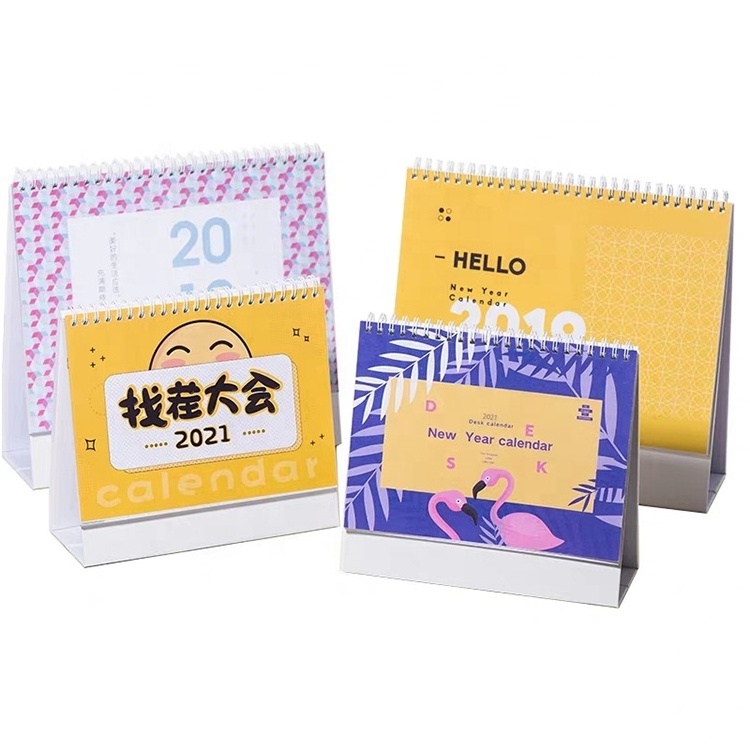 2024 Customized Chinese Wall Calendar Planner Monthly Sublimation Desktop Table Calendar