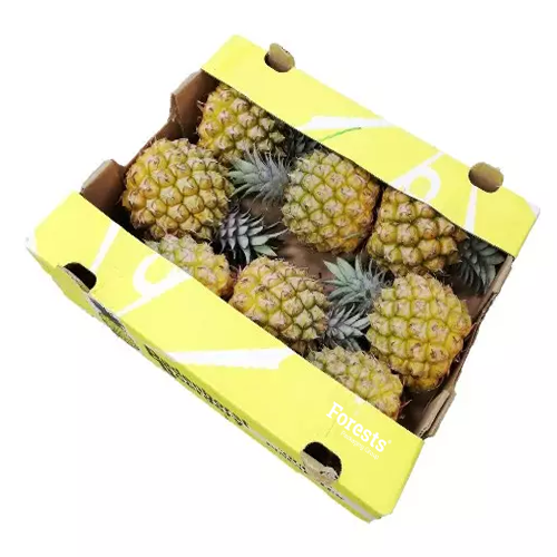 Sweet fresh pineapples fruit shipping carton packaging packing pineapple export cardboard corrug cartons box for fresh fruit