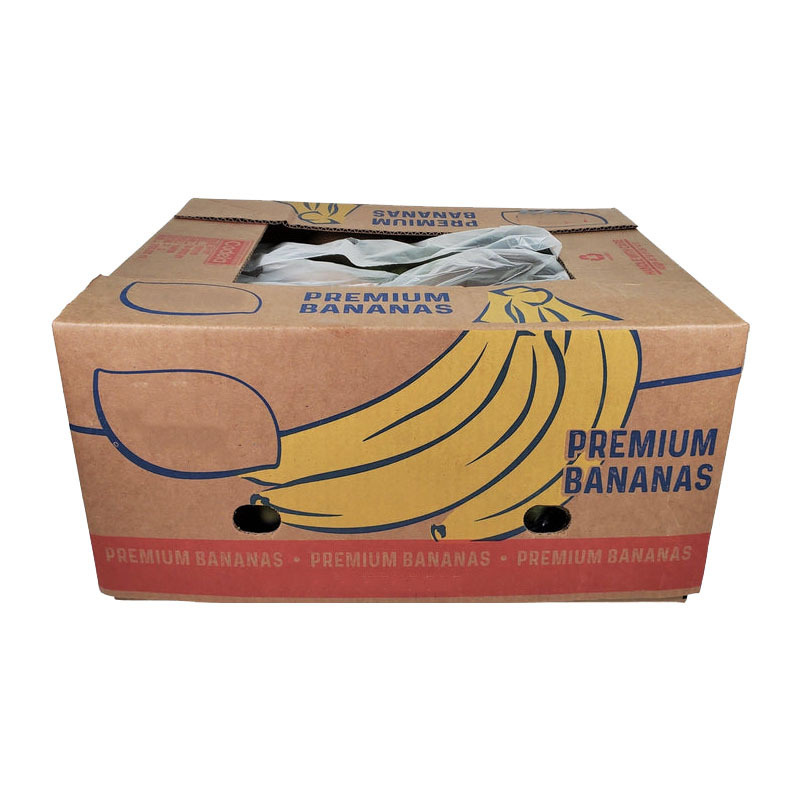 China Custom Hard Paper Agricultural Fruit Catron Fresh Banana Corrugated Packaging Box