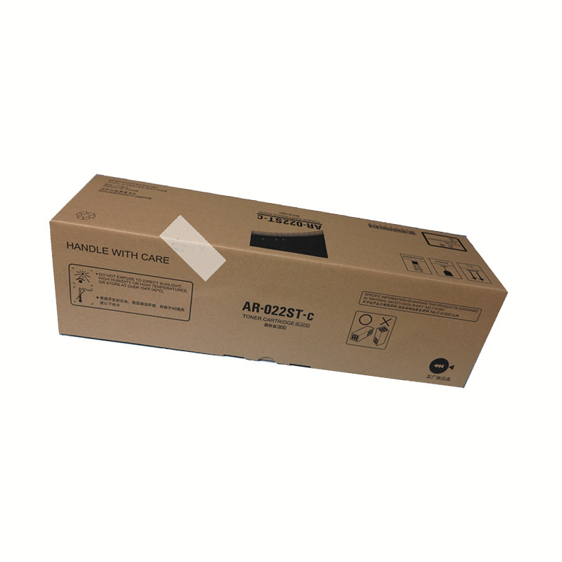 Long Corrugated Cardboard Package Box Custom Child Proof Kraft Paper Printer Ink Cartridge Packaging