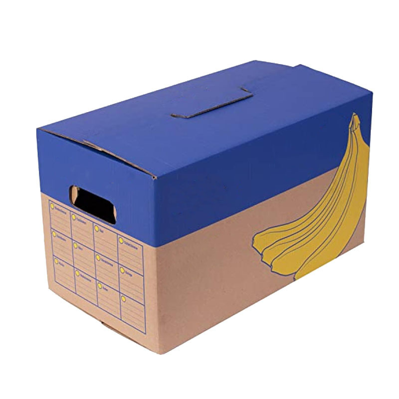 China Custom Hard Paper Agricultural Fruit Catron Fresh Banana Corrugated Packaging Box