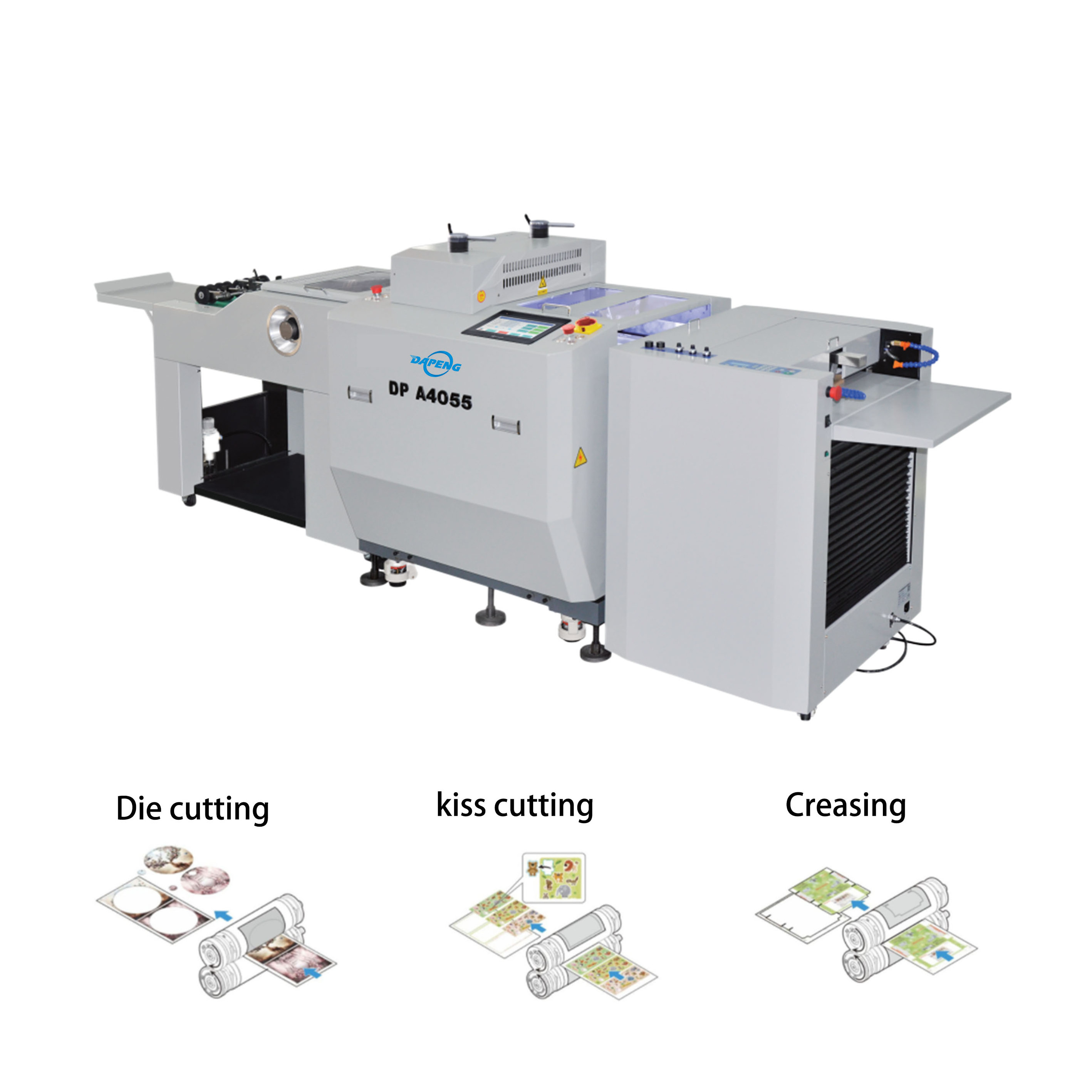 DP-A4055 Automatic Rotary Die Cutting Machine paper die cutting and creasing machine rotary die cutting machine