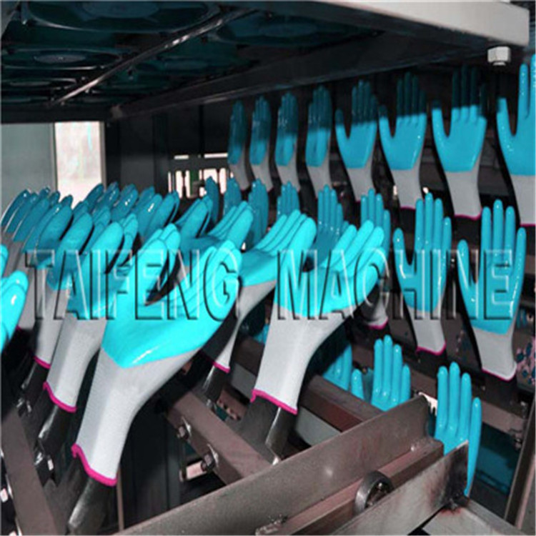 Small Scale Labor Protective Gloves Making Machine Automatic Latex rubber Coated Gloved Machine