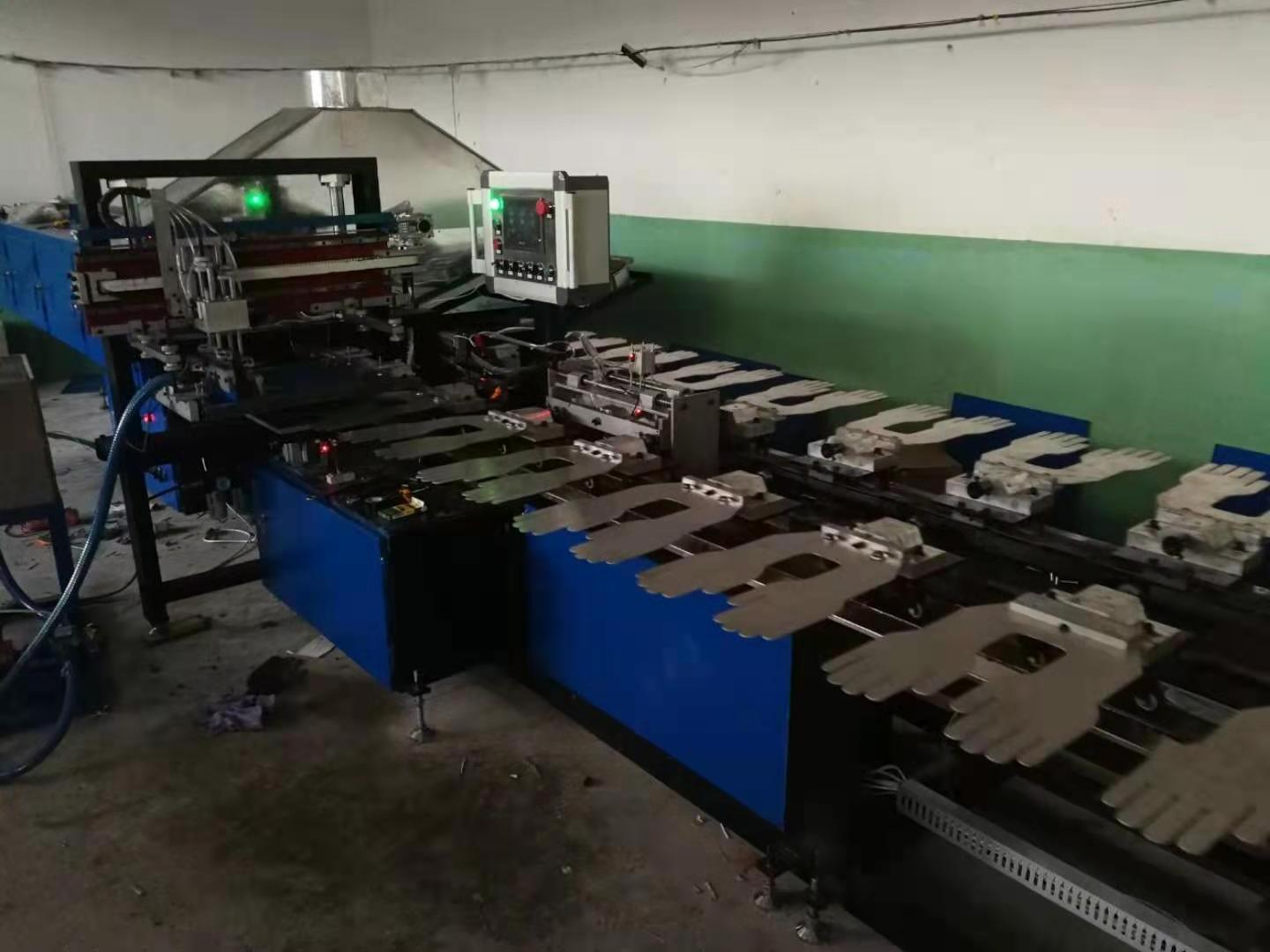 2024 double head pvc glove printing machine for protection work gloves