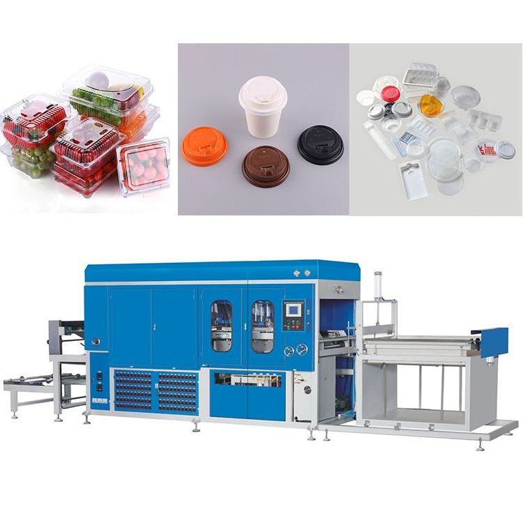 Plastic fruit box/ food container vacuum forming making machine